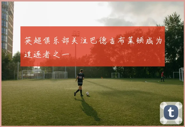 英超俱乐部关注巴德吉布莱顿成为追逐者之一